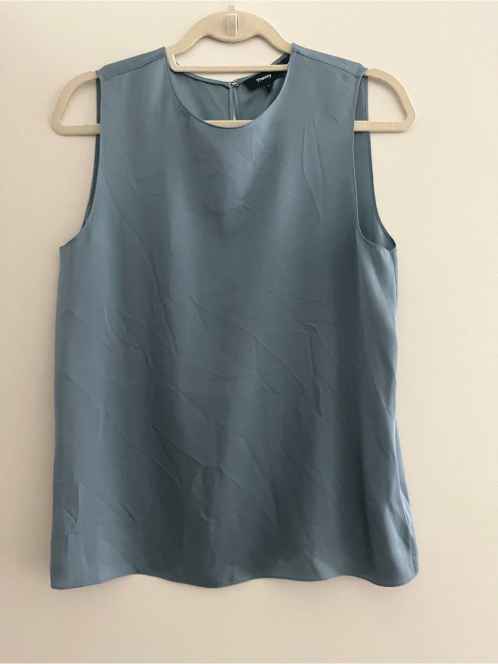 Theory Light Blue Sleeveless Shell Top